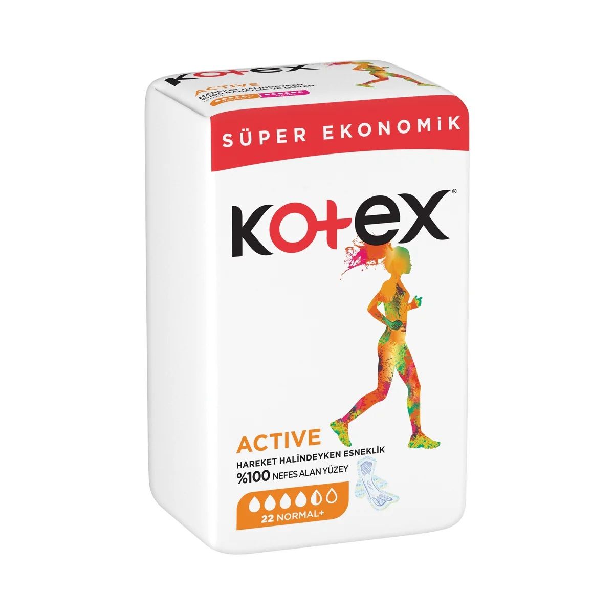 KOTEX SÜPER EKO ACTIVE NORMAL 22'LI 1*12