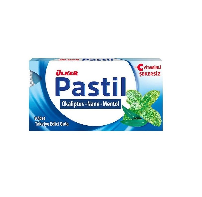 ÜLKER Ş.PASTİL OKALİPTUS+NANE+MENTOL 8Lİ 1790-08 1*12