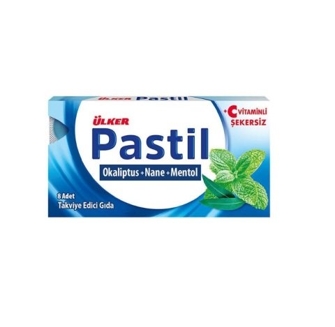 ÜLKER Ş.PASTİL OKALİPTUS+NANE+MENTOL 8Lİ 1790-08 1*12