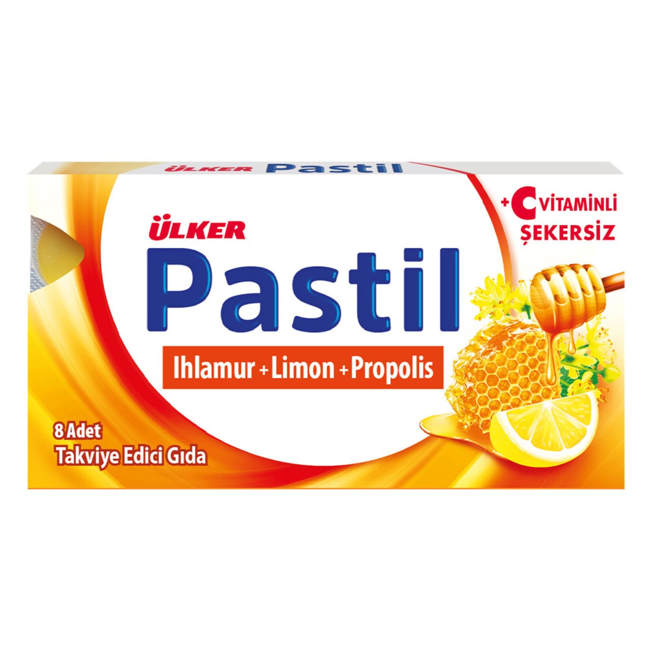 ÜLKER Ş.PASTİL IHLAMUR+LİMON+PROPOLİS 8Lİ 1790-09 1*12