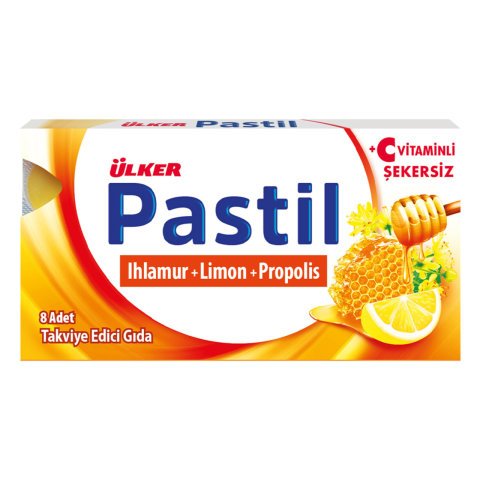 ÜLKER Ş.PASTİL IHLAMUR+LİMON+PROPOLİS 8Lİ 1790-09 1*12
