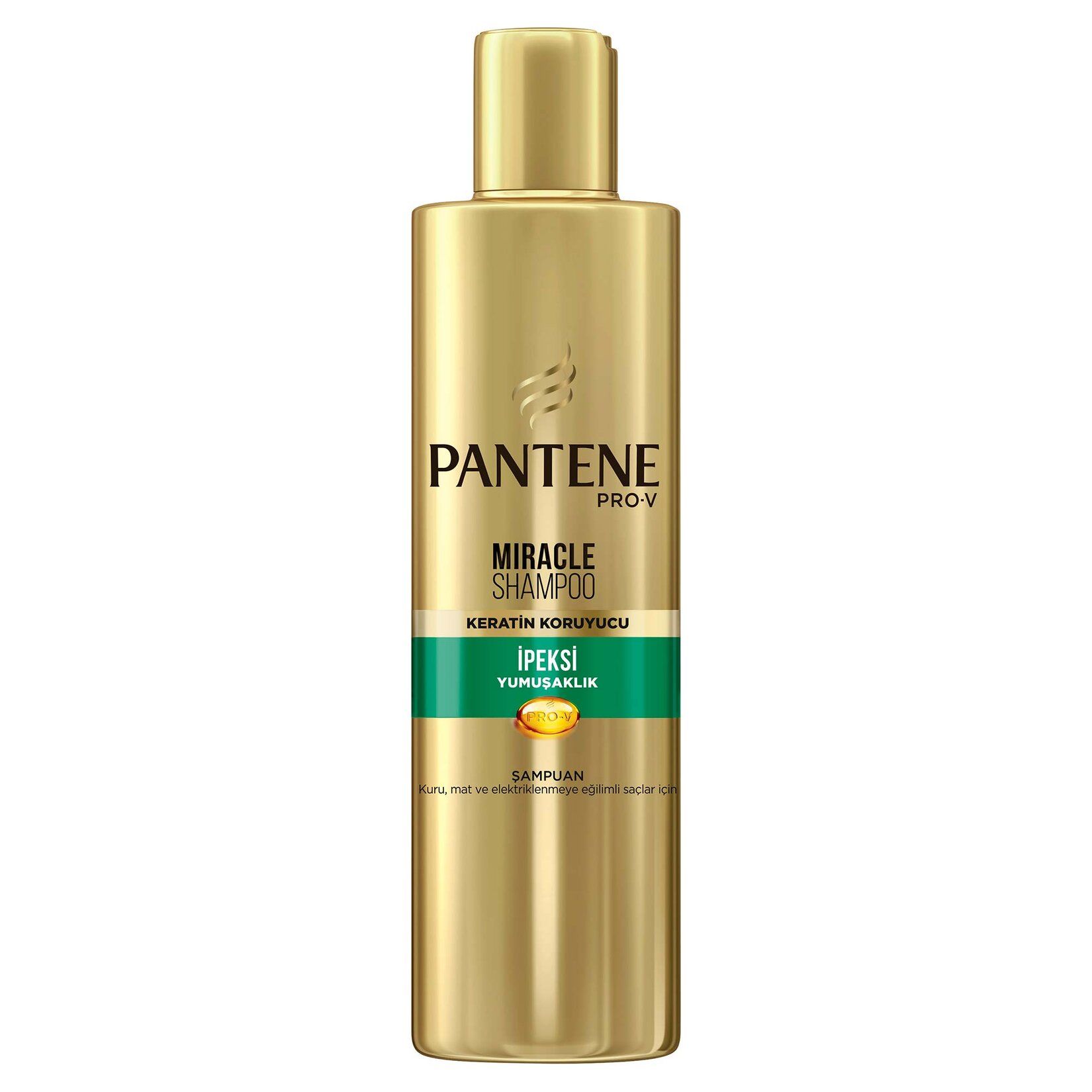 PANTENE ŞAMPUAN 250ML MİRACLE İPEKSİ YUMUŞAKLIK, KURU MAT ELK.EĞL. SAÇLAR 1*6