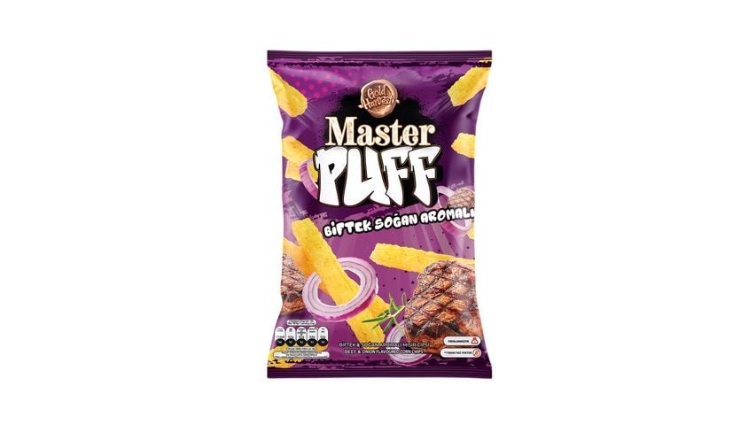 MASTER PUFF CİPS BİFTEK&SOĞAN 90GR 1*12