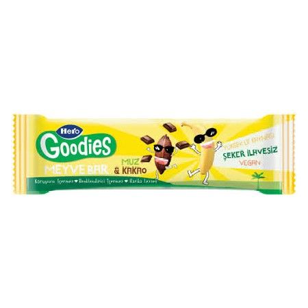 HERO GOODİES MEYVE BAR MUZ&KAKAO 30GR 5525-00 1*15