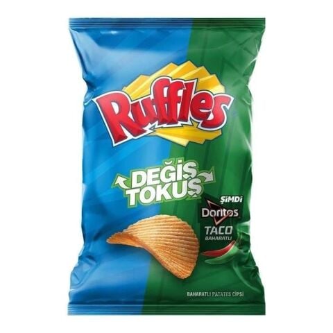 RUFFLES SÜPER DEĞİŞ TOKUŞ DOR.TACO 105GR 1*14