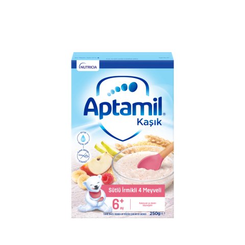 MİLUPA K.APTAMİL 250G SÜTLÜ İRMİK 4MEYVE  1*7