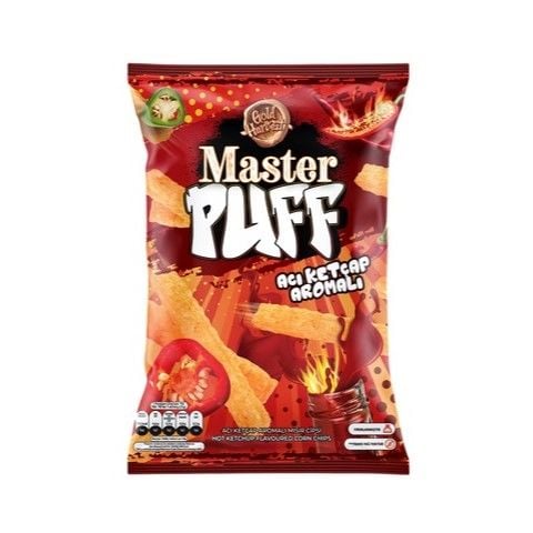 MASTER PUFF CİPS ACI KETÇAP ARM. 90GR 1*12