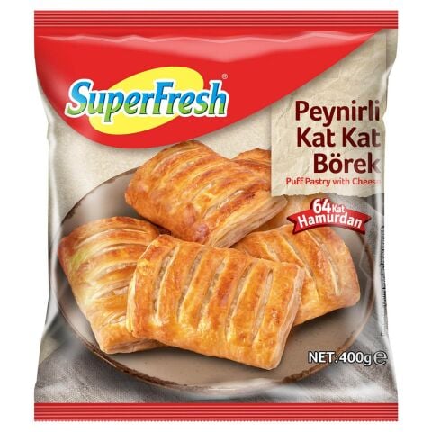 SÜPERFRESH B.KAT KAT PEYNİRLİ BÖREK 400GR