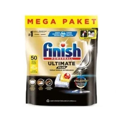 FİNİSH TAB.ULTIMATE PLUS 50'Lİ LİMON FER. 610G POŞET 1*6