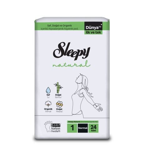 SLEEPY PED SÜPER EKO NATURAL 1NORMAL 24'LÜ 1*12