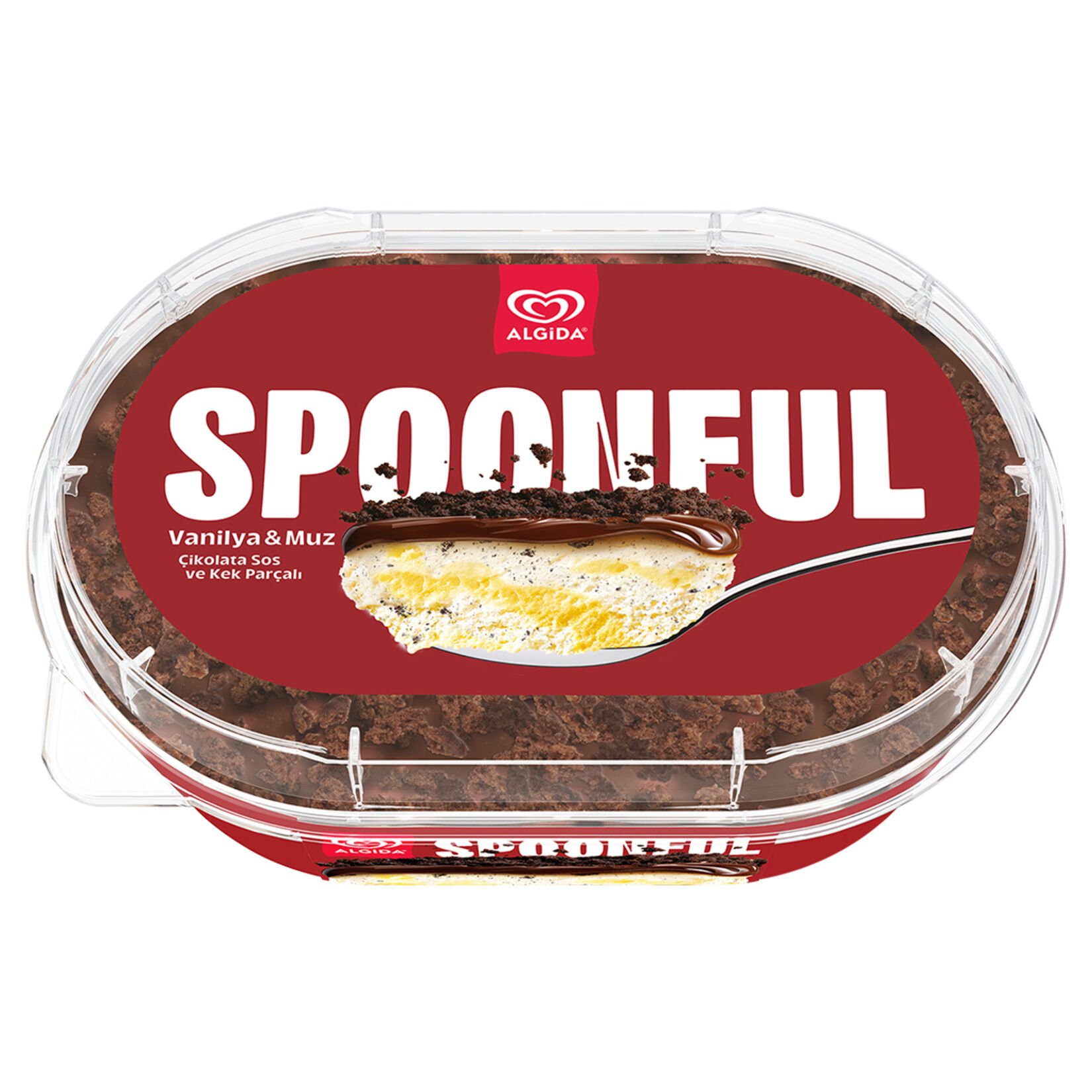 ALGİDA 770ML SPOONFUL VANİLYA&MUZ&ÇİKOLATA&KEK  1*6