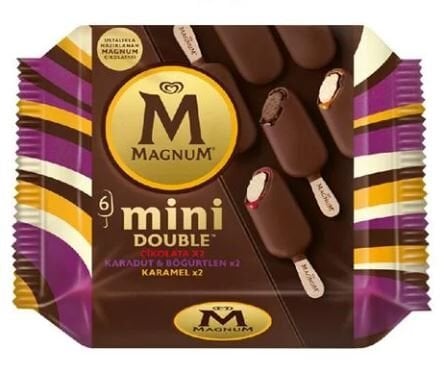 ALGİDA MAGNUM MİNİ 6LI DOUBLE ÇİK&KARADUT&BÖĞ.KARAMEL