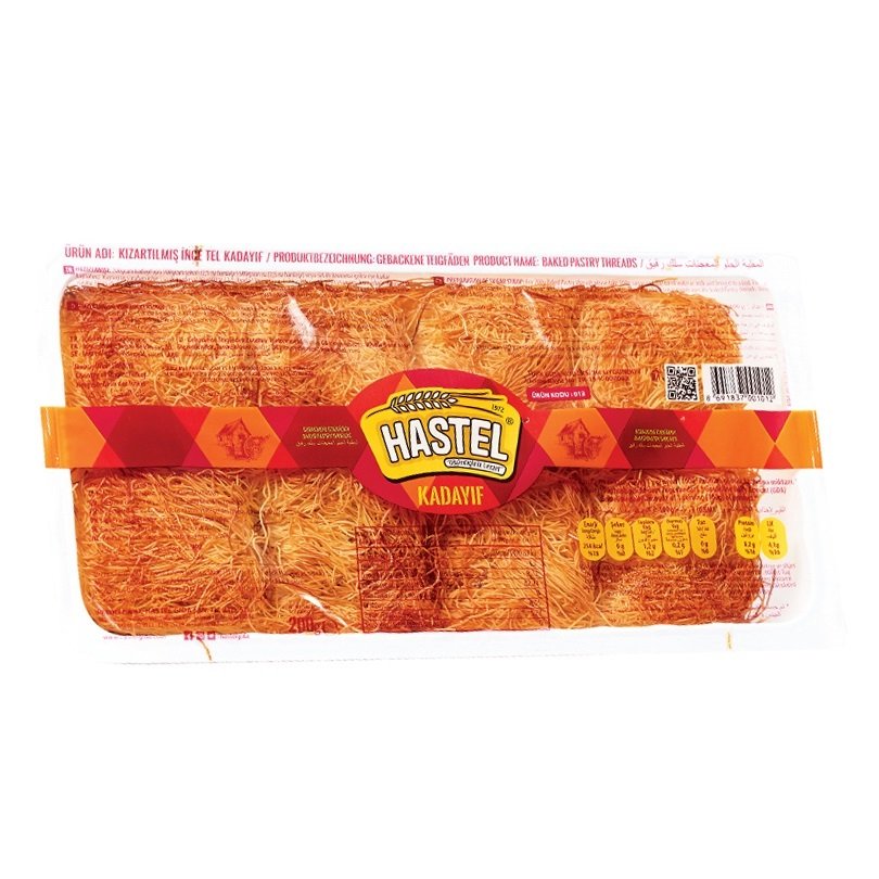 HASTEL KADAYIF KÜÇÜK FOLYO TEPSİ 200GR 1*24