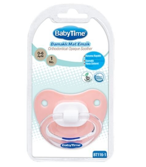 BABYTİME EMZİK 1 NO BT116 DAMAKLI MAT 1*24