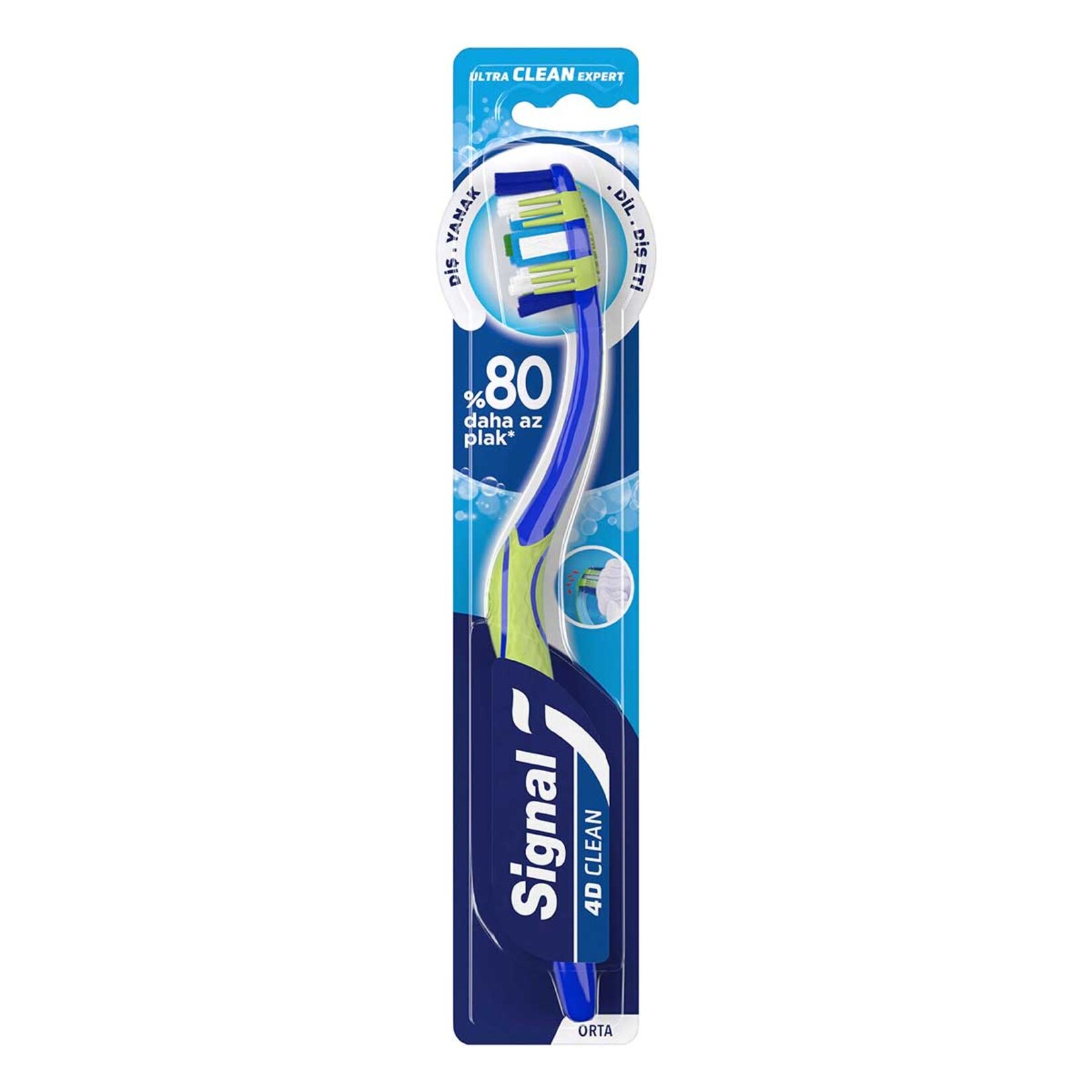 SİGNAL DİŞ FIRÇASI 4D CLEAN EXPERT TEKLİ ORTA 1*12