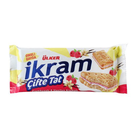 ÜLKERXXXX B.İKRAM ÇİFTE TAT FRAMB.&VANİLYA 87GR 1076-06 1*24