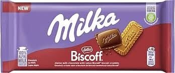 MİLKA ÇİKOLATA 90GR BİSCOFF 1*24