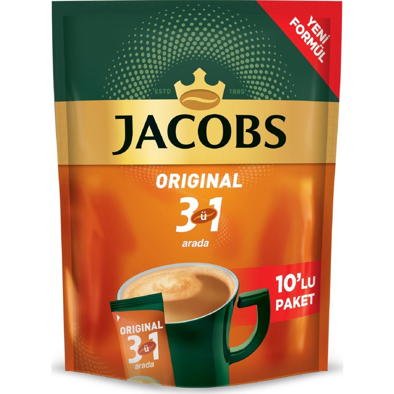 JACOBS 10'LU 3İN1 PAKET 16GR*10 1*16