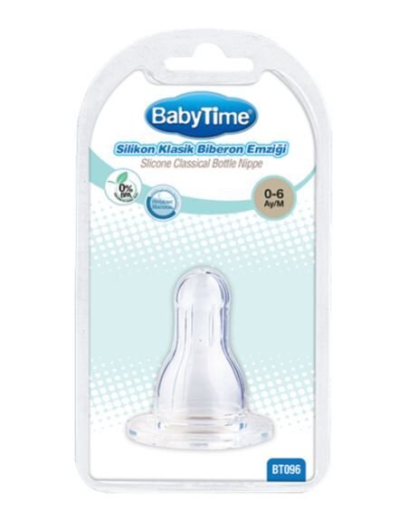 BABYTİME BİBERON EMZİĞİ 3 NO BT098 SİLİKON 1*24