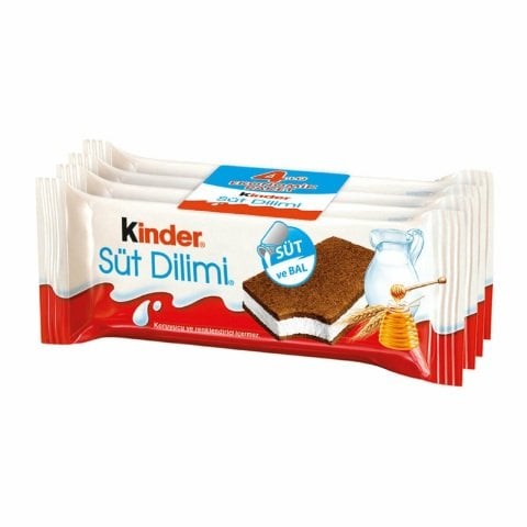 KİNDER  SÜT DİLİMİ 4*28GR 4'LÜ PAKET 1*10
