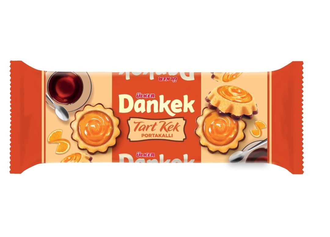 ÜLKER K.DANKEK  TART KEK 6LI 180GR PORTAKALLI 1033-02 1*12