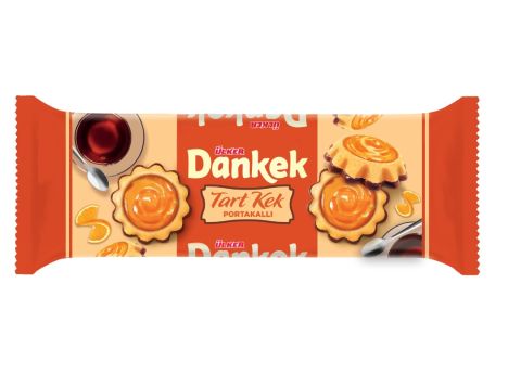 ÜLKER K.DANKEK  TART KEK 6LI 180GR PORTAKALLI 1033-02 1*12