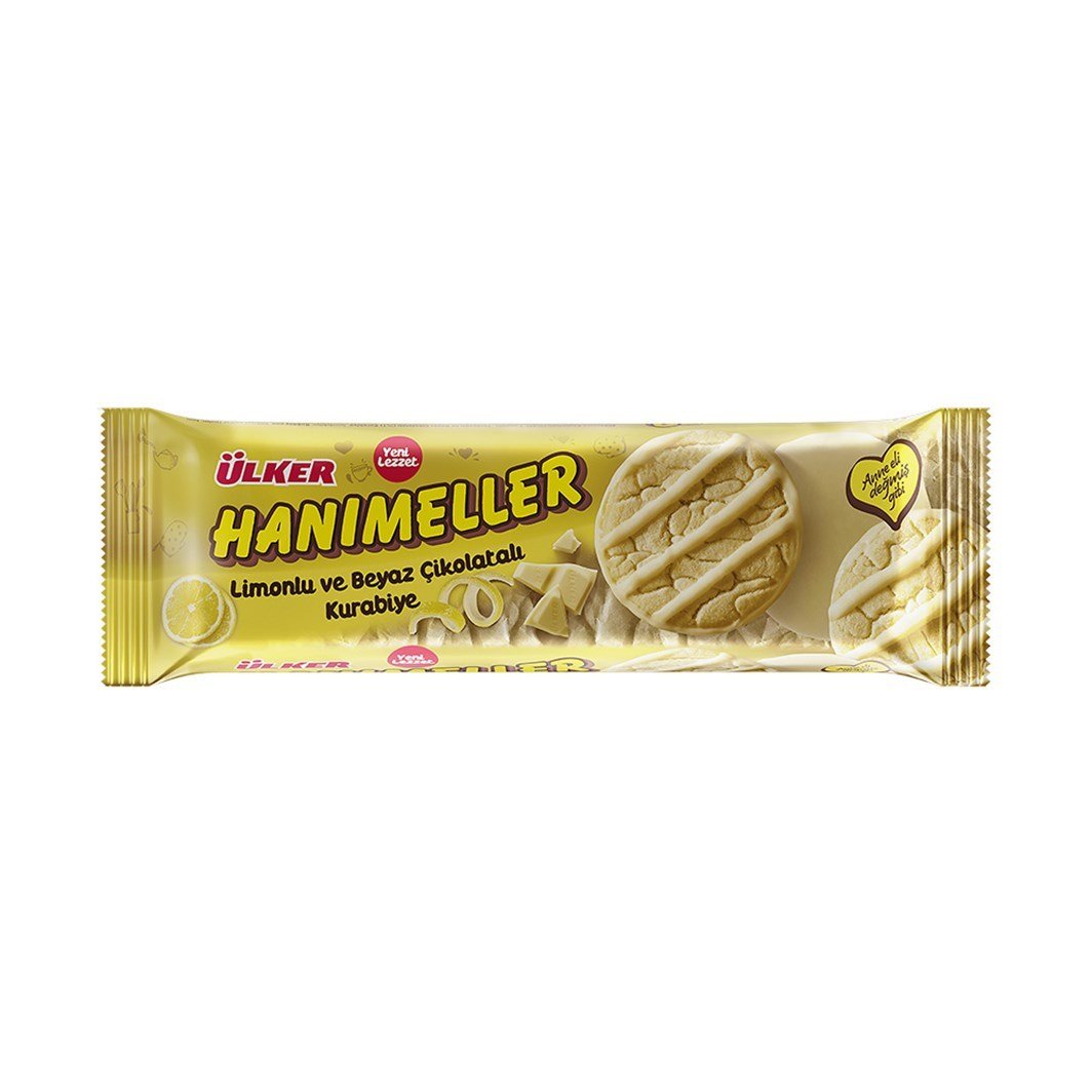 ÜLKER B.HANIMELLER RULO  LİMONLU&BEYAZ ÇİK.138GR 1186-00 1*9