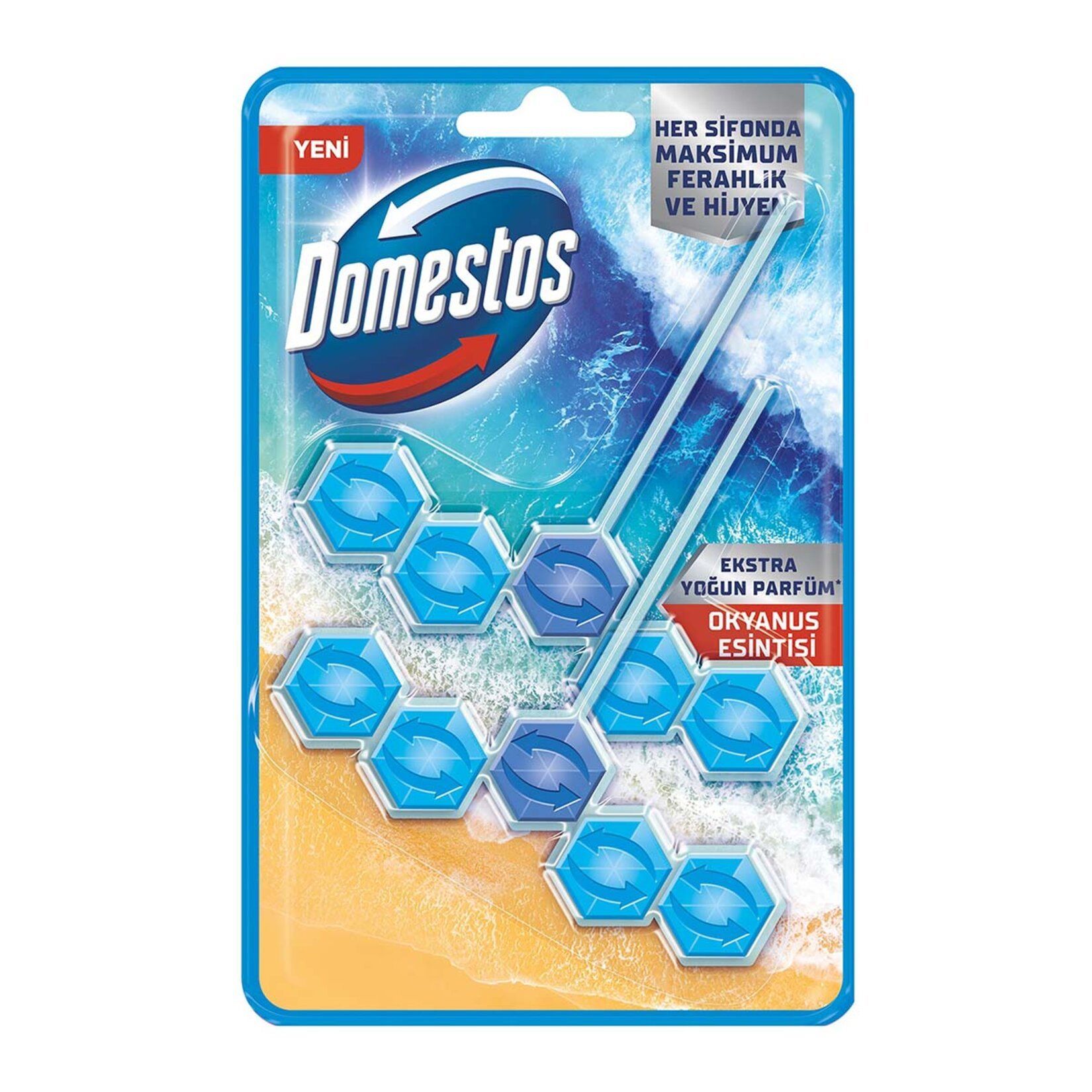 DOMESTOS WC BLOK 5'Lİ DUO OKYANUS FERAHLIĞI 2X50G 1*7