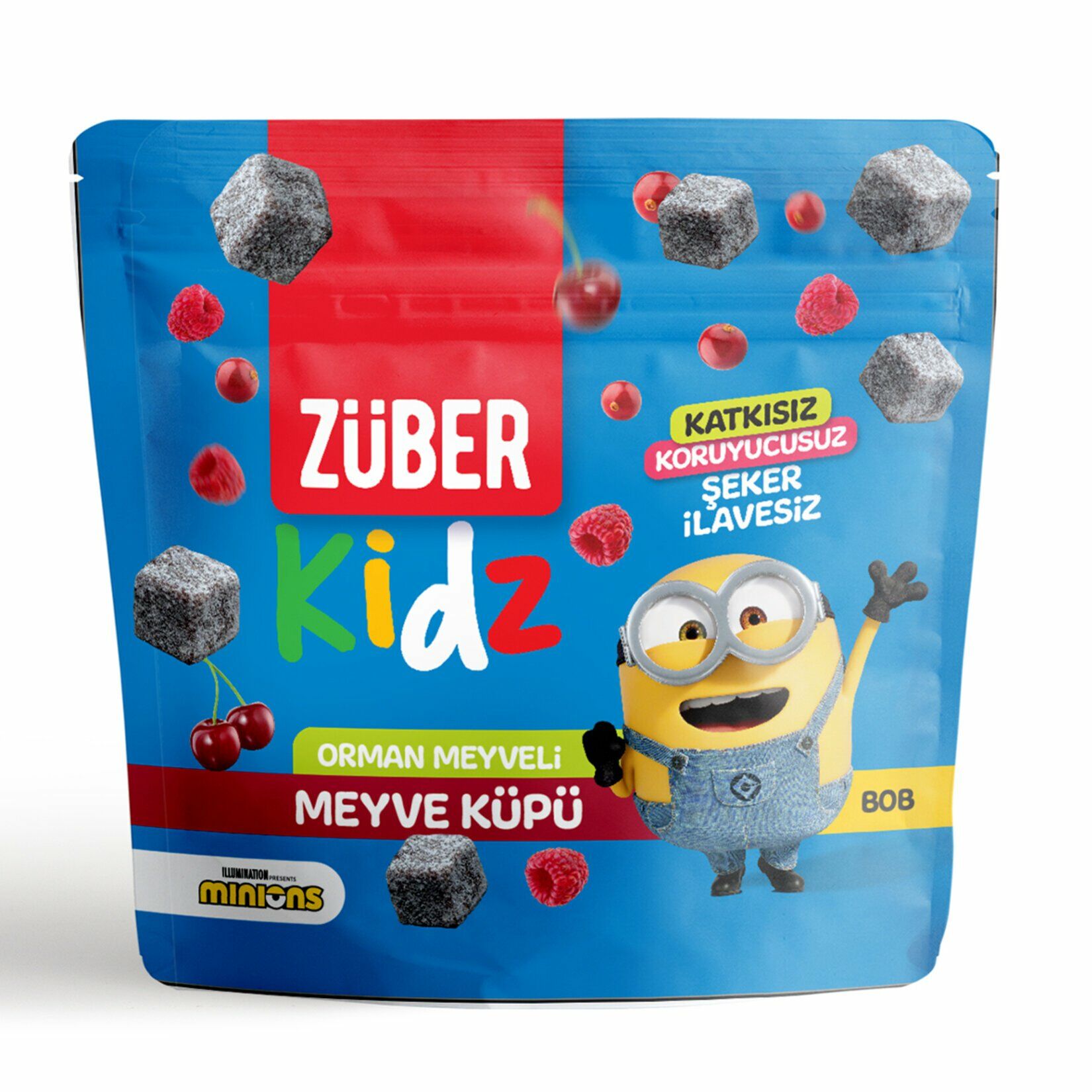 ZÜBER KİDZ MEYVE KÜPÜ 49G ORMAN MEYVELİ 1*12