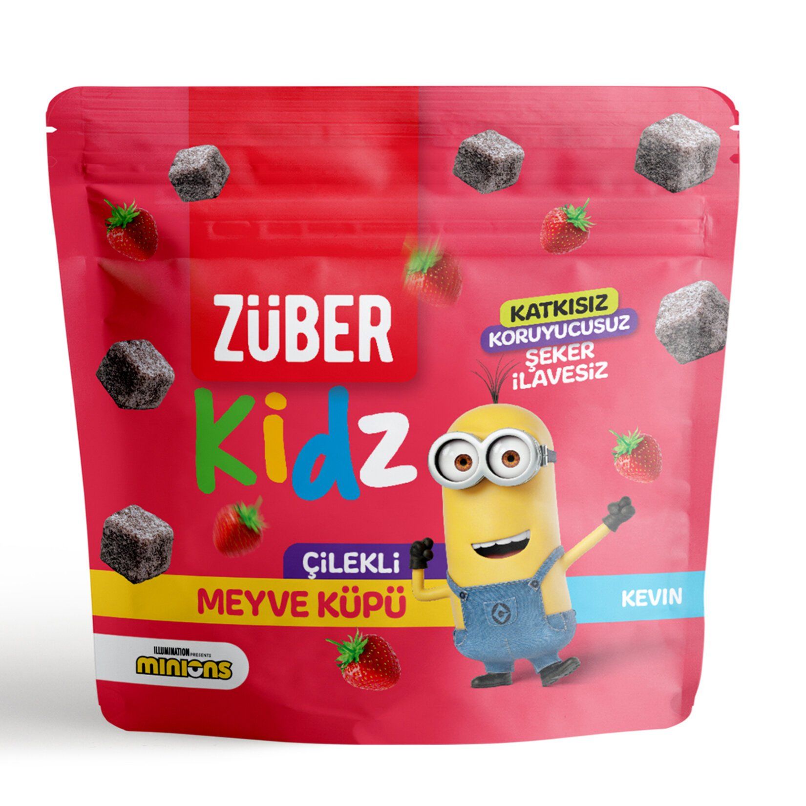 ZÜBER KİDZ MEYVE KÜPÜ 49G ÇİLEKLİ 1*12
