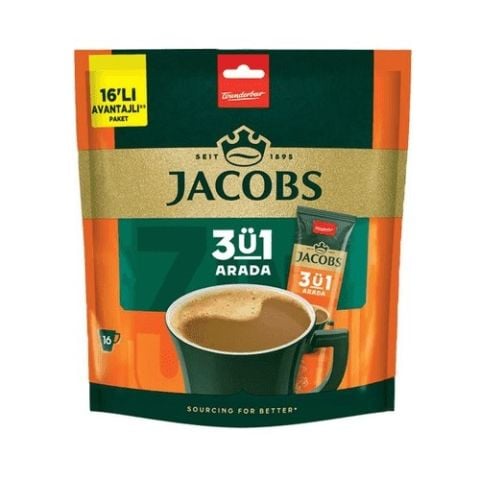 JACOBS 16'LI 3İN1 PAKET ( 16G*16 ) 256G 1*12