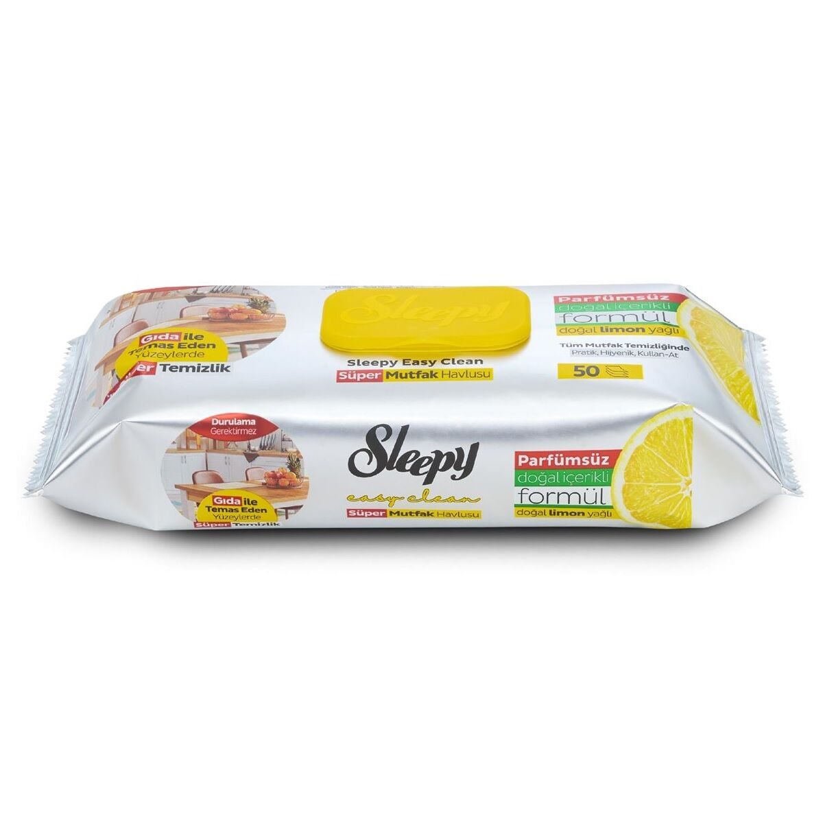 SLEEPY MUFTAK HAVLUSU 50'Lİ LİMON YAĞLI PARFÜMSÜZ 1*12