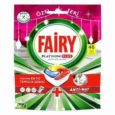 FAİRY KAPS.PLAT.PLUS 46'LI LİMON KIRMIZI ÖZEL SERİ 714 1*4