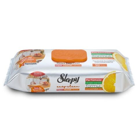 SLEEPY MUFTAK HAVLUSU 50'Lİ PORTAKAL YAĞLI PARFÜMSÜZ 1*12