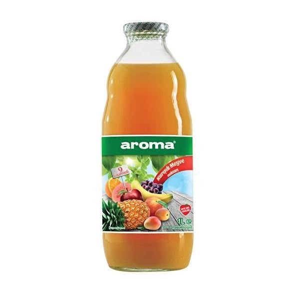 AROMA M.1L KARIŞIK MEYVE NEKTARI CAM 1*6