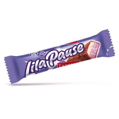 MİLKA  BAR ÇİKOLATA LİLA PAUSE ÇİLEKLİ 34GR 1*25