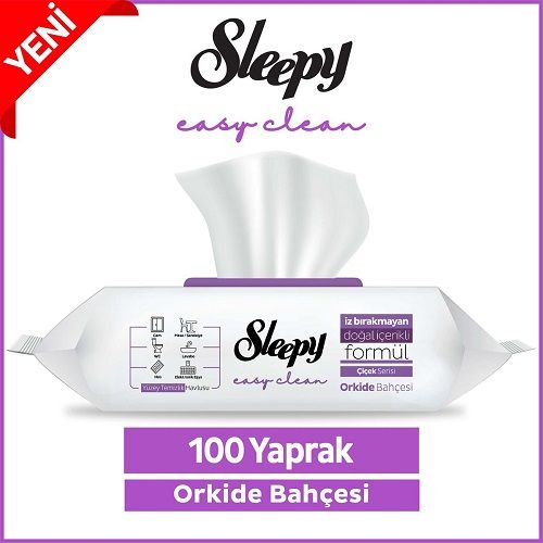 SLEEPY YÜZEY TEM.HAVL.100'LÜ ORKİDE BAH. 1*12