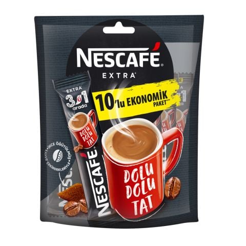 NESCAFE 10'LU 3İN1 EXTRA PAKET (10*16.5G) 1*12