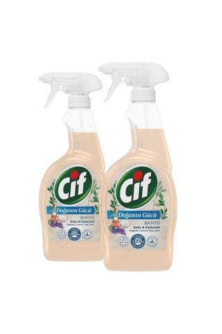 CİF YÜZEY SPREY DOĞANIN GÜCÜ BANYO 750ML SİRKE& KARB.1*12