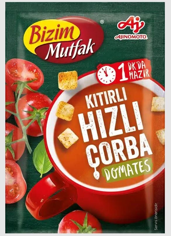 ÜLKER BİZİM Ç.ÇB.DOMATES KIT. HIZLI ÇORBA 18GR 6471-20 1*36*4