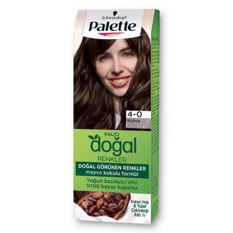 PALETTE DOĞAL RENK 4-0 KAHVE KAKAO YAĞI& YULAF ÇEK.ÖZÜ 1*10