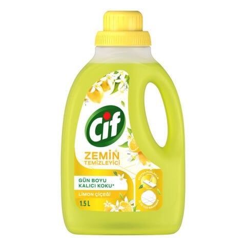 CİF ZEMİN TEMİZLEYİCİ 1.5L LİMON ÇİÇEĞİ 1*9