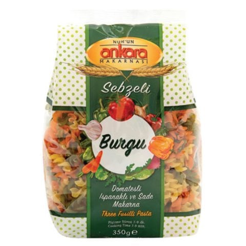 ANKARA.SEBZELİ BURGU SADE-DOMATES-ISPAN.350G 1*20