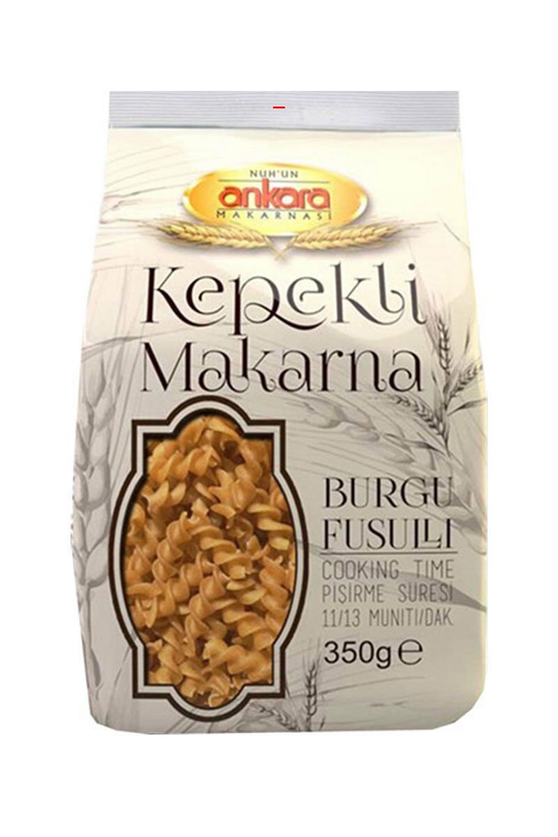 ANKARA.KEPEKLİ BURGU MAKARNA 350G 1*20