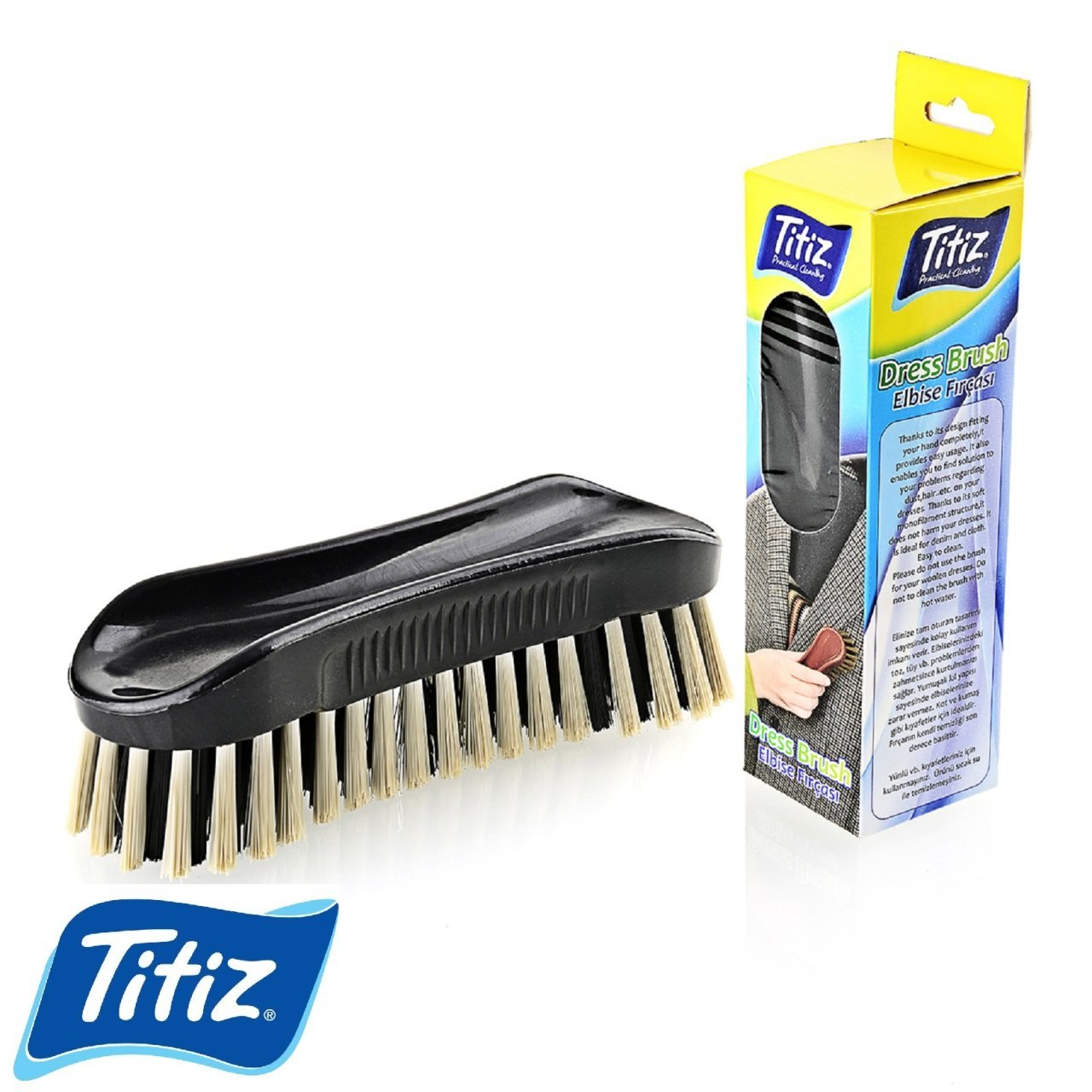 TİTİZ FIRÇA ELBİSE FIRÇASI TP-160 1*36