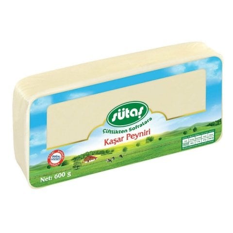 SÜTAŞ KAŞAR PEYNİRİ 600GR TAZE