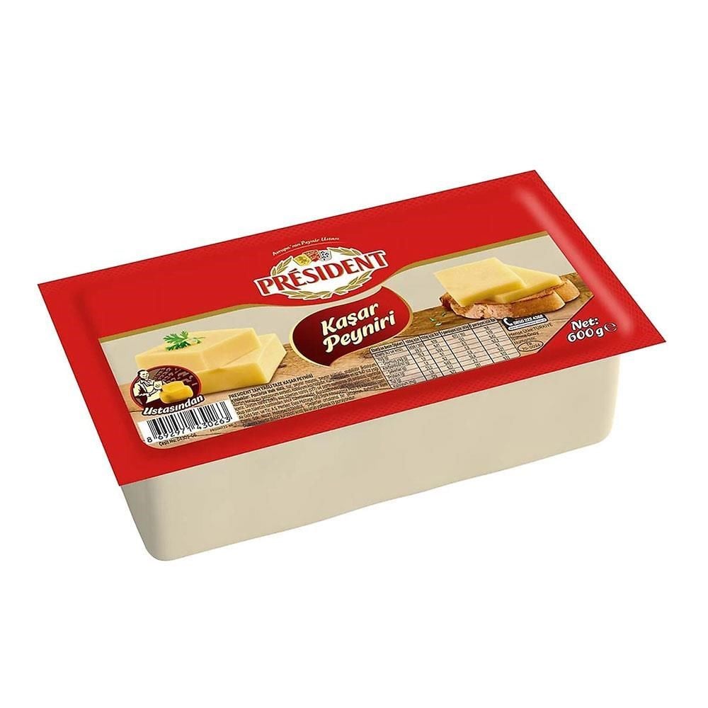 İÇİM P.PRESİDENT TOST PEYNİRİ 600GR 4329-07 1*6