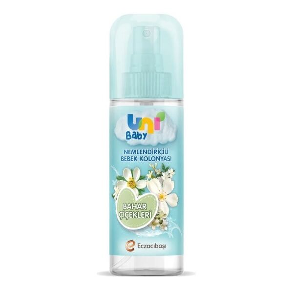 UNİ B.BEBEK KOLONYASI 150ML SPR.NEMLENDİRİCİLİ BAHAR ÇİÇEKLERİ 1*24
