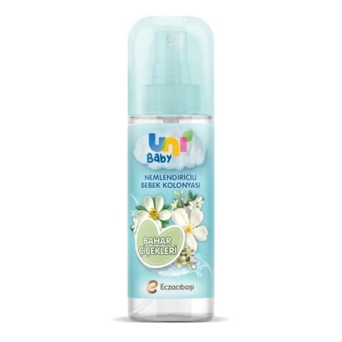 UNİ B.BEBEK KOLONYASI 150ML SPR.NEMLENDİRİCİLİ BAHAR ÇİÇEKLERİ 1*24