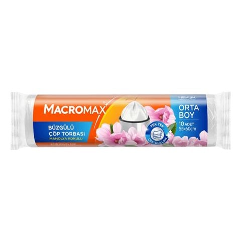 MACROMAX ÇÖP POŞ.BÜZG.BÜYÜK MANOLYA 10LU 2025653 1*25